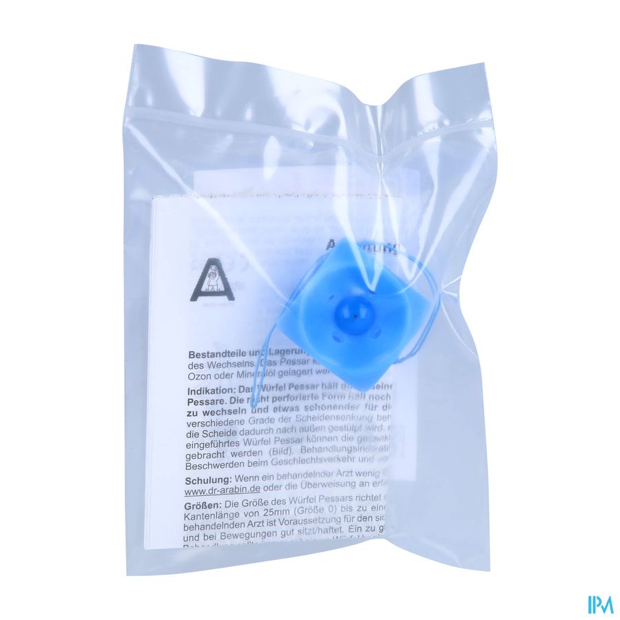 Pessaire Cube Perfore Avec Bouton 2/32mm Silicone Pessaire Cube Perfore Avec Bouton 2/32mm Silicone