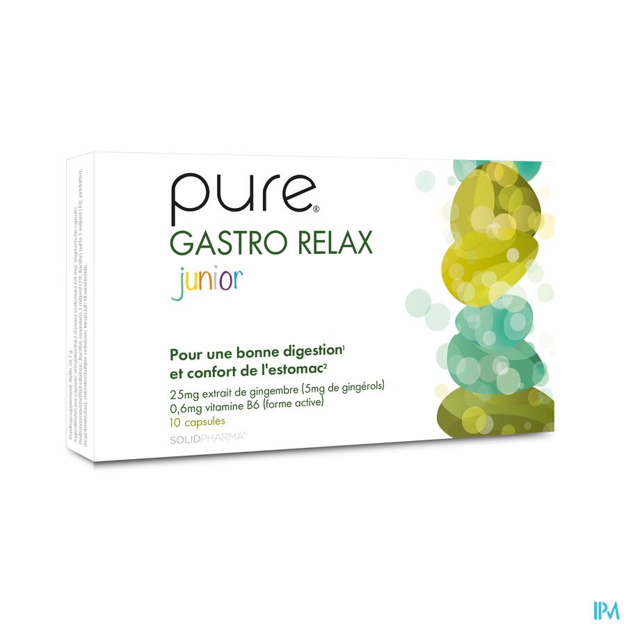 Pure Gastro Relax Junior Caps 10 Pure Gastro Relax Junior Caps 10