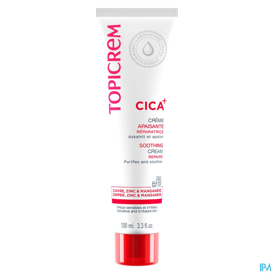 Topicrem Cica Verzachtende Creme Tube 100ml 2
