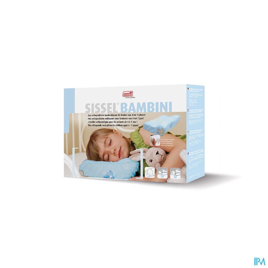 Sissel Bambini Hoofdkussen Kind+gekleurde Overtrek Sissel Bambini Hoofdkussen Kind+gekleurde Overtrek