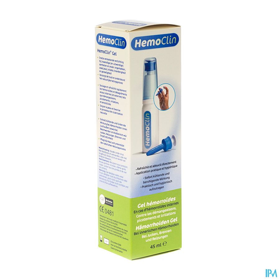 Hemoclin Gel Hemorroidal 45ml+applicateur Hemoclin Gel Hemorroidal 45ml+applicateur