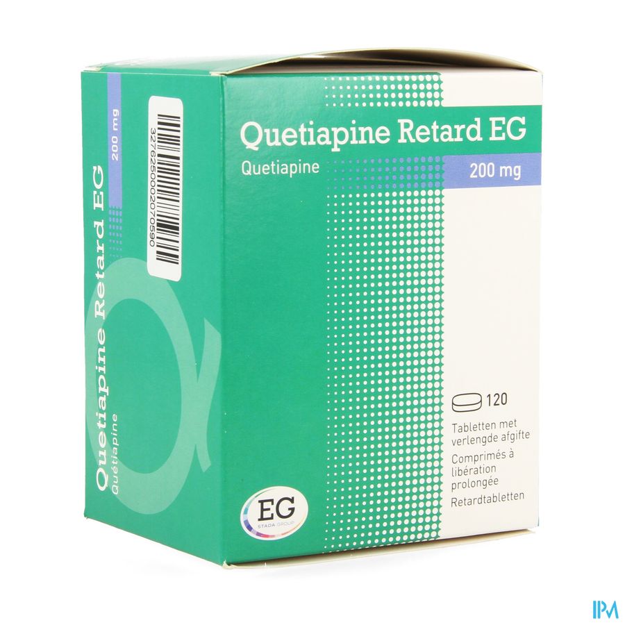 Quetiapine Retard EG 200Mg Lib.Prol Comp 120X200Mg