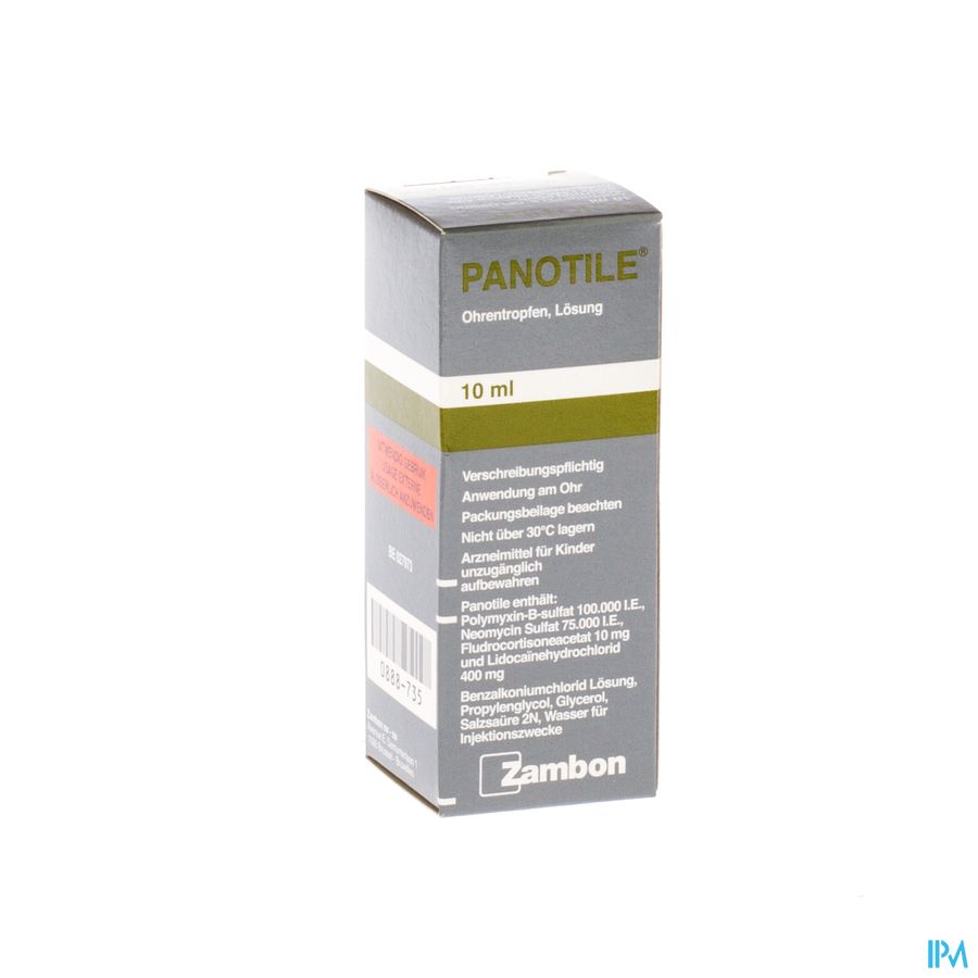 Panotile Gutt. Otic. 10ml 2