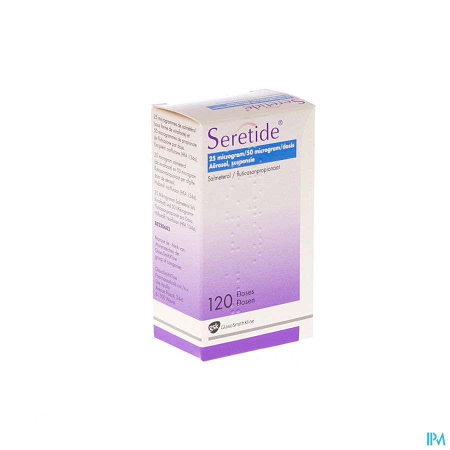 Seretide Inhalator Dos 120 25- 50mcg Seretide Inhalator Dos 120 25- 50mcg