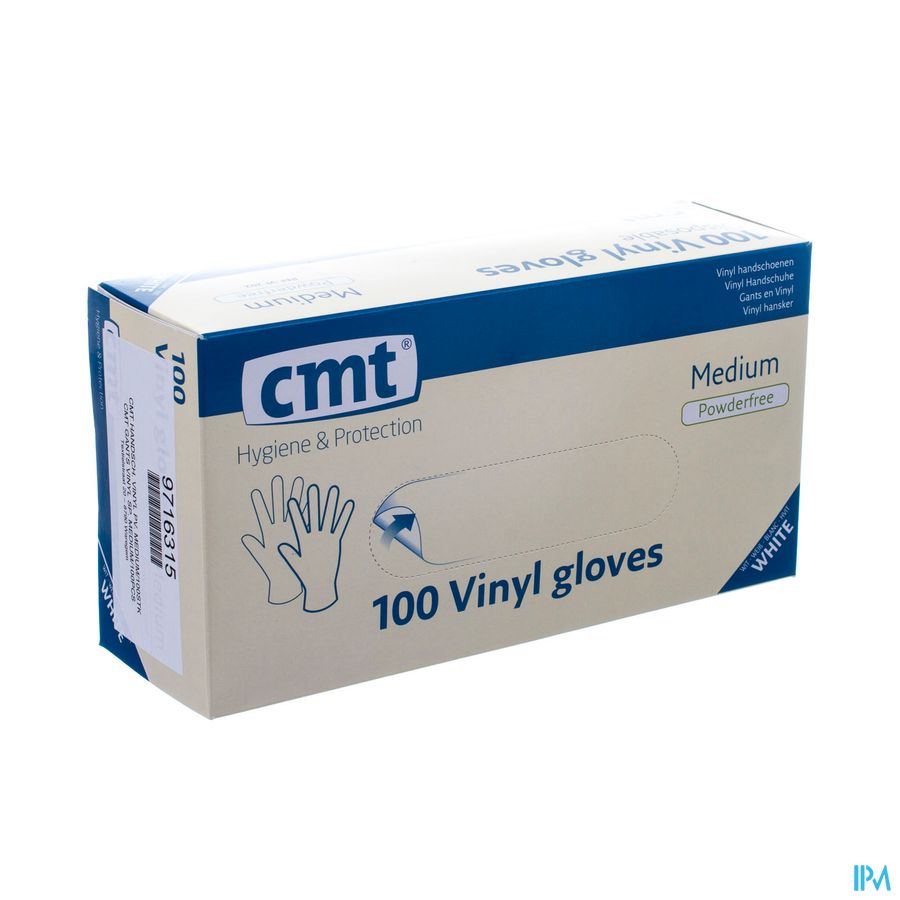 Cmt Gants Vinyl S/poudre M 100