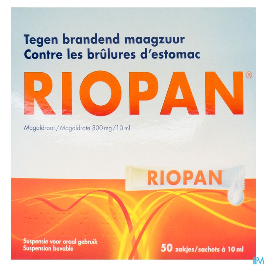 Riopan Gel Sachets Zakjes 50x10ml Riopan Gel Sachets Zakjes 50x10ml
