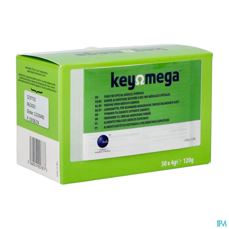 Keyomega Pdr Zakje 30x4g