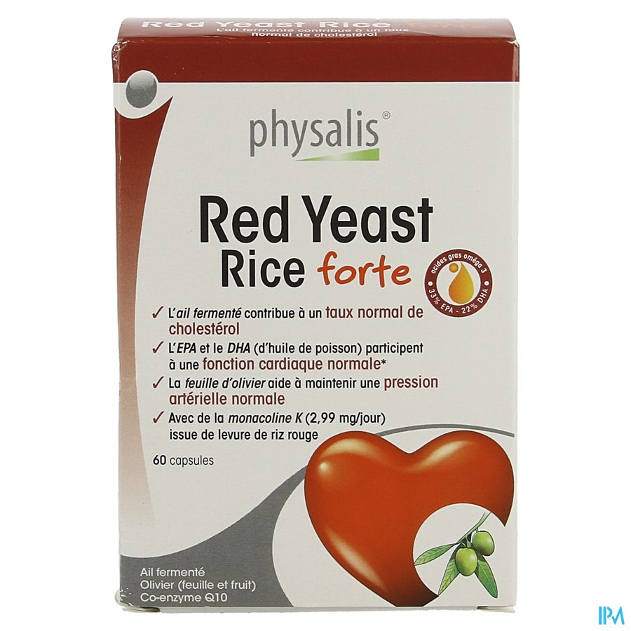 Physalis Red Yeast Rice Forte Caps 60 3