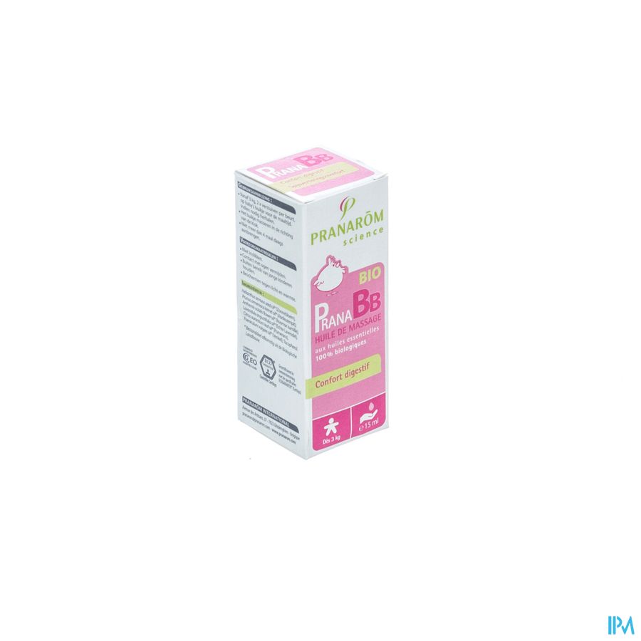 Pranabb Massage Olie Comfort Digestif 15ml 3