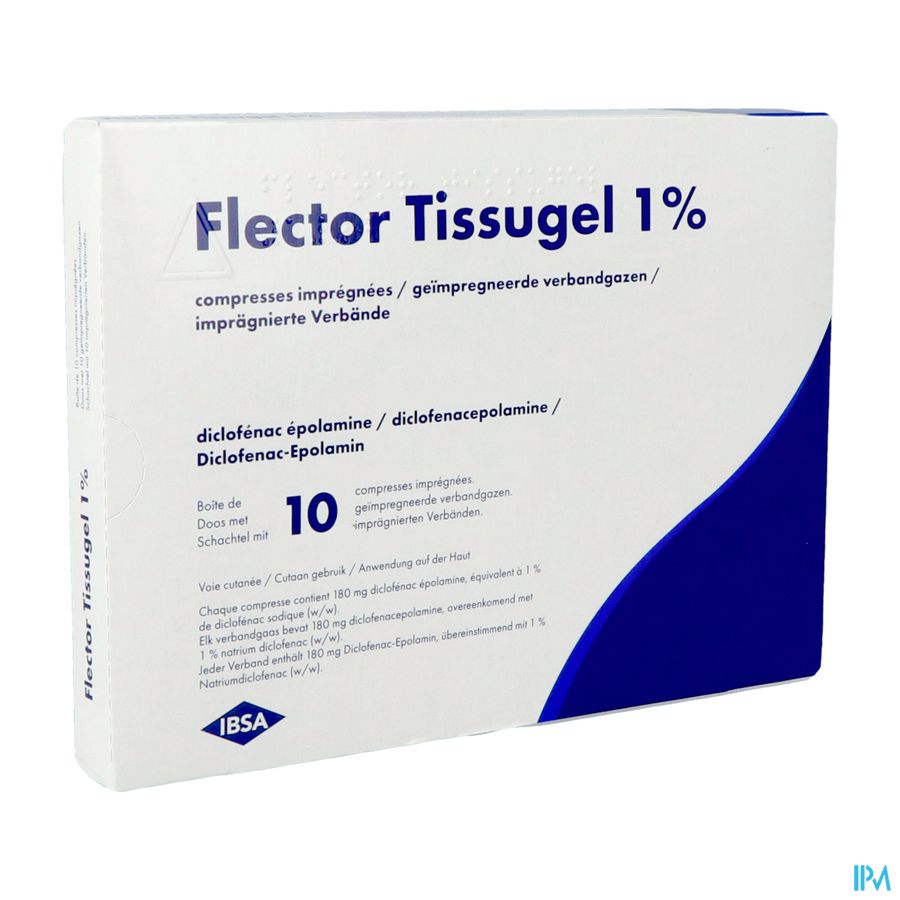 Flector Tissugel Compres Impreg 10