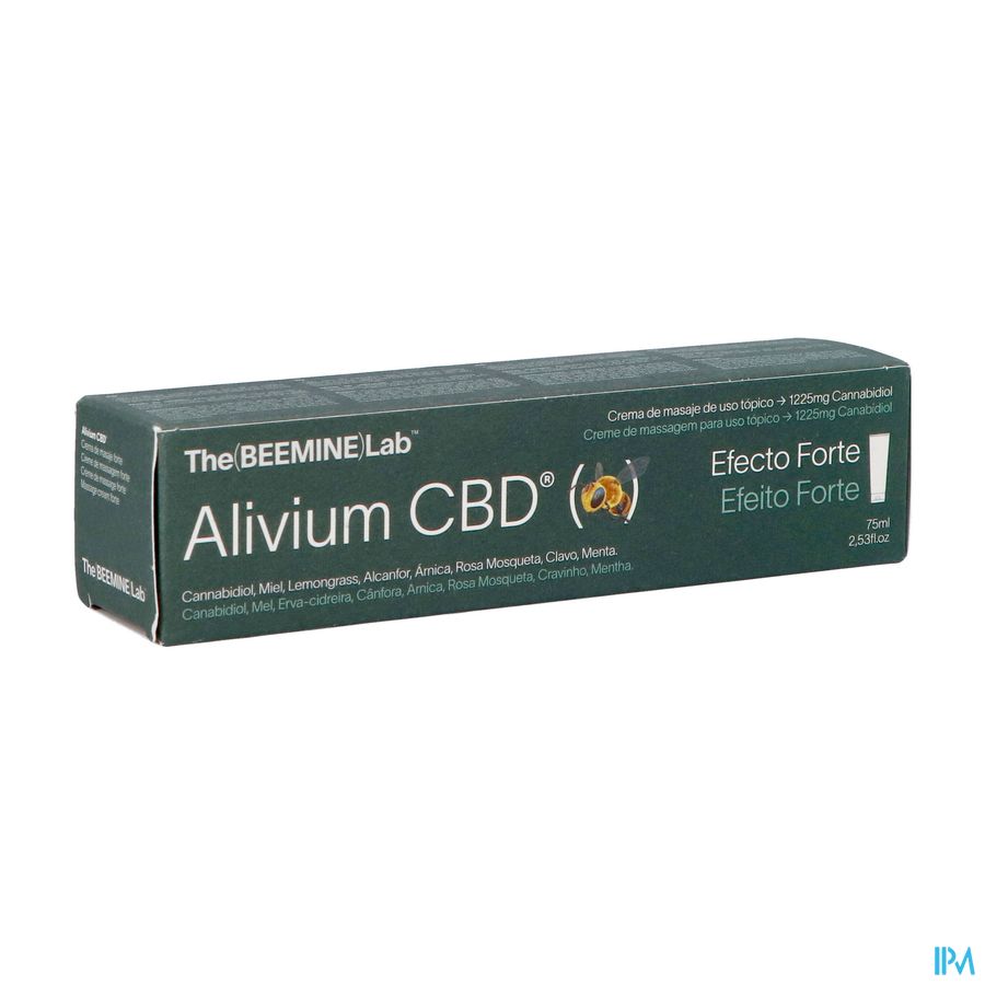 Beemine Lab Alivium Cbd Cr Massage Chaud&froid75ml 1