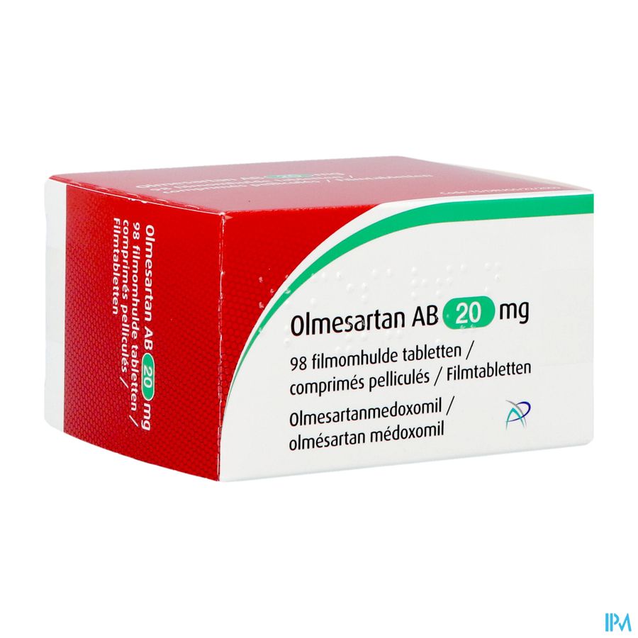 Olmesartan Ab 20mg Filmomh Tabl 98 Olmesartan Ab 20mg Filmomh Tabl 98