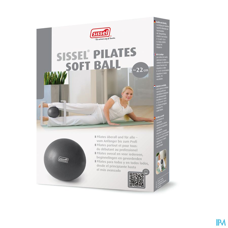 Sissel Pilates Ball Metalic 22cm Oefenbal Pilates Sissel Pilates Ball Metalic 22cm Oefenbal Pilates