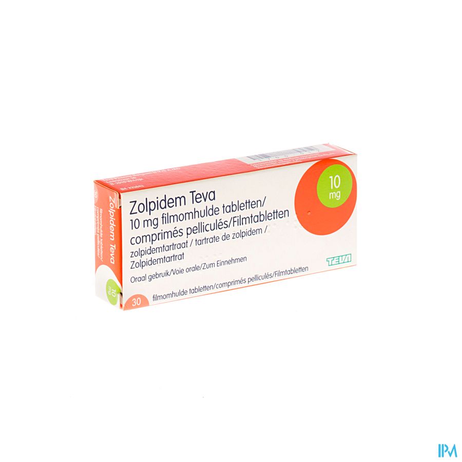 Zolpidem Teva Filmomh Tabl 30 X 10mg 1