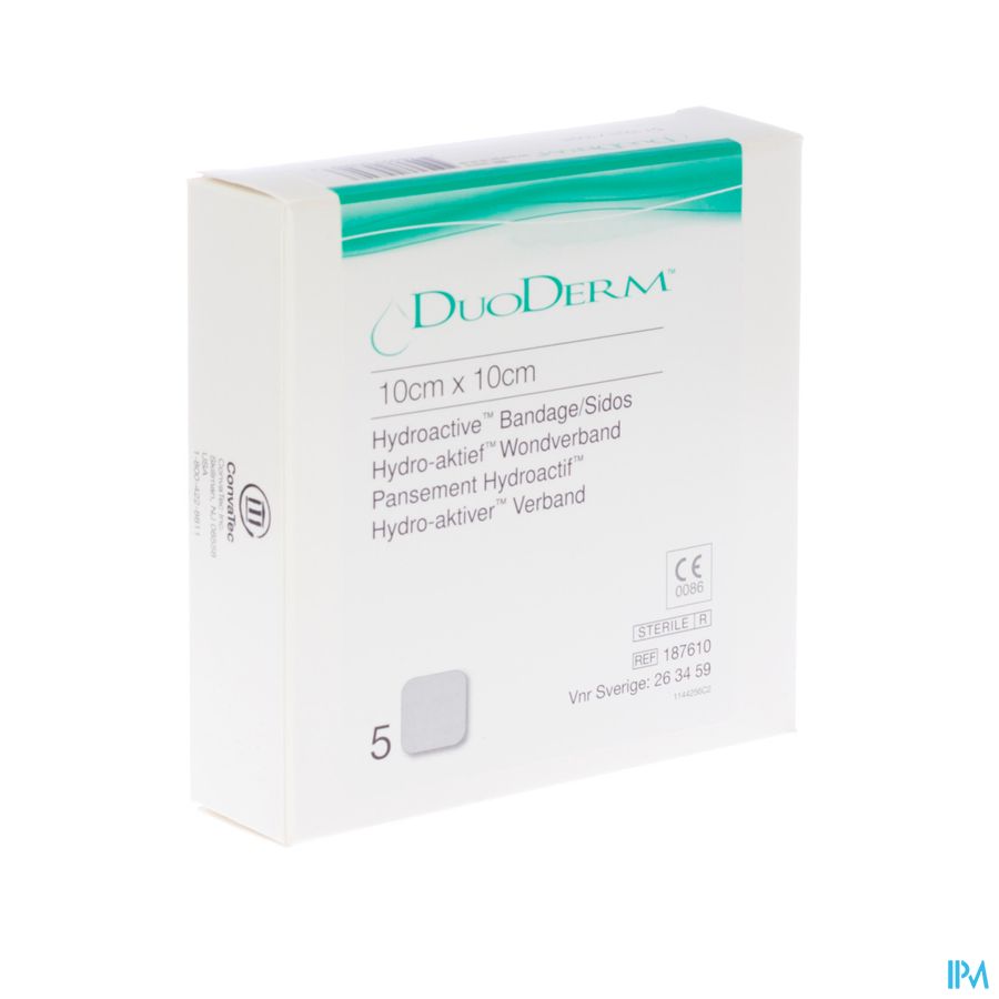Duoderm Hydroact 10x10 5st H7610 Duoderm Hydroact 10x10 5st H7610