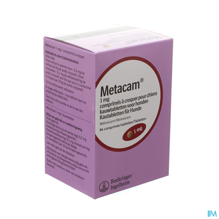 Metacam 1mg Kauwtablet Vleessmaak Hond 84 Metacam 1mg Kauwtablet Vleessmaak Hond 84