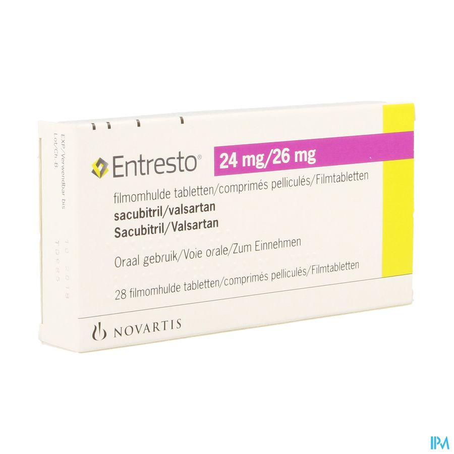 Entresto 24mg/ 26mg Filmomh Tabl 28 Entresto 24mg/ 26mg Filmomh Tabl 28