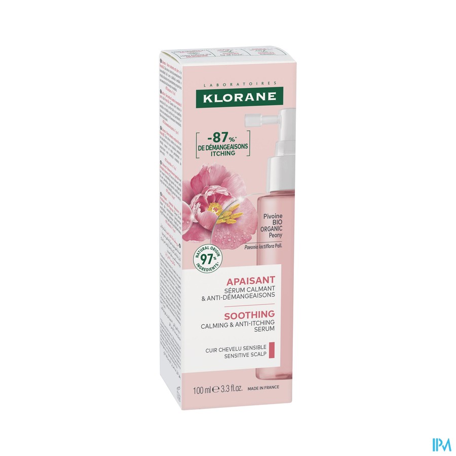 Klorane Capil. Sos Serum Pioenroos Bio 100ml