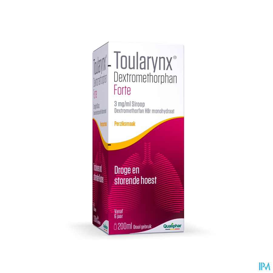 Toularynx Dextromethorphan Forte 3mg/ml Sir. 200ml