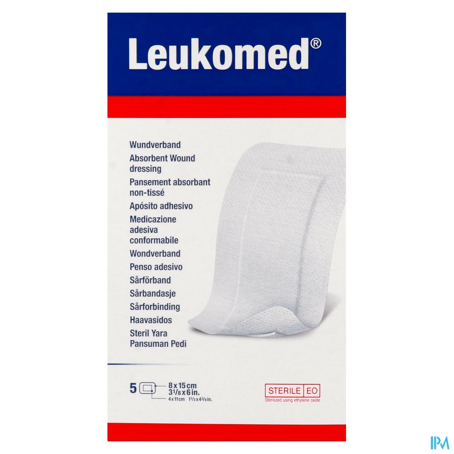 Leukomed Verband Steriel 8,0cmx15cm 5 7238009 2