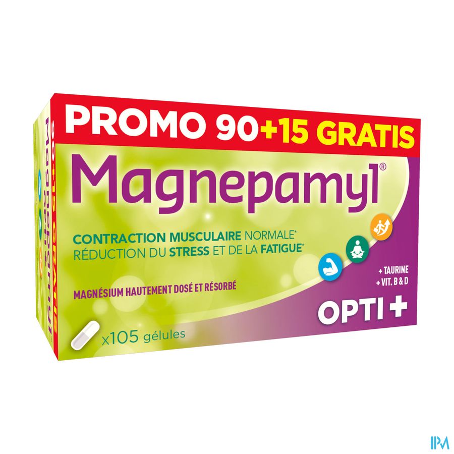 Magnepamyl Opti+ Caps 90+15 Gratuit Magnepamyl Opti+ Caps 90+15 Gratuit