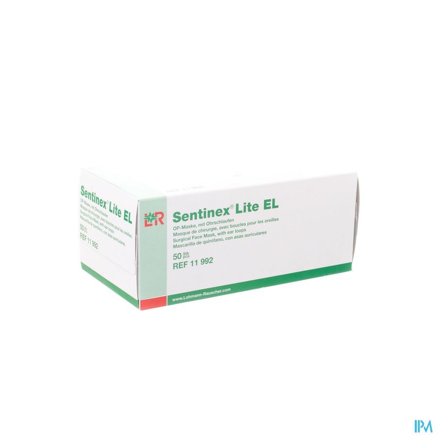 Sentinex Ok Masker Lite Groen + Elast 50 11992 Sentinex Ok Masker Lite Groen + Elast 50 11992