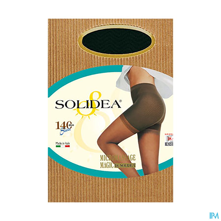 Solidea Collant Magic 140 Sheer Nero 3-ml