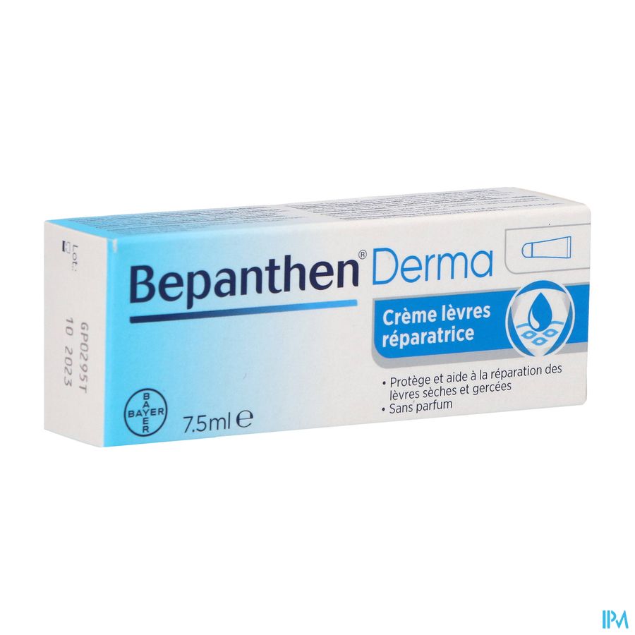 Bepanthen Derma Creme Levres 7,5ml Rempl.1306828 Bepanthen Derma Creme Levres 7,5ml Rempl.1306828