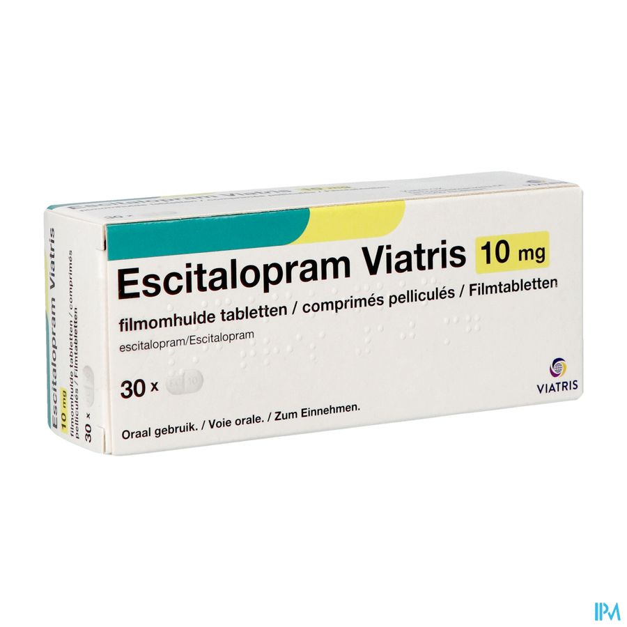 Escitalopram Viatris 10mg Filmomh Tabl 30 Escitalopram Viatris 10mg Filmomh Tabl 30