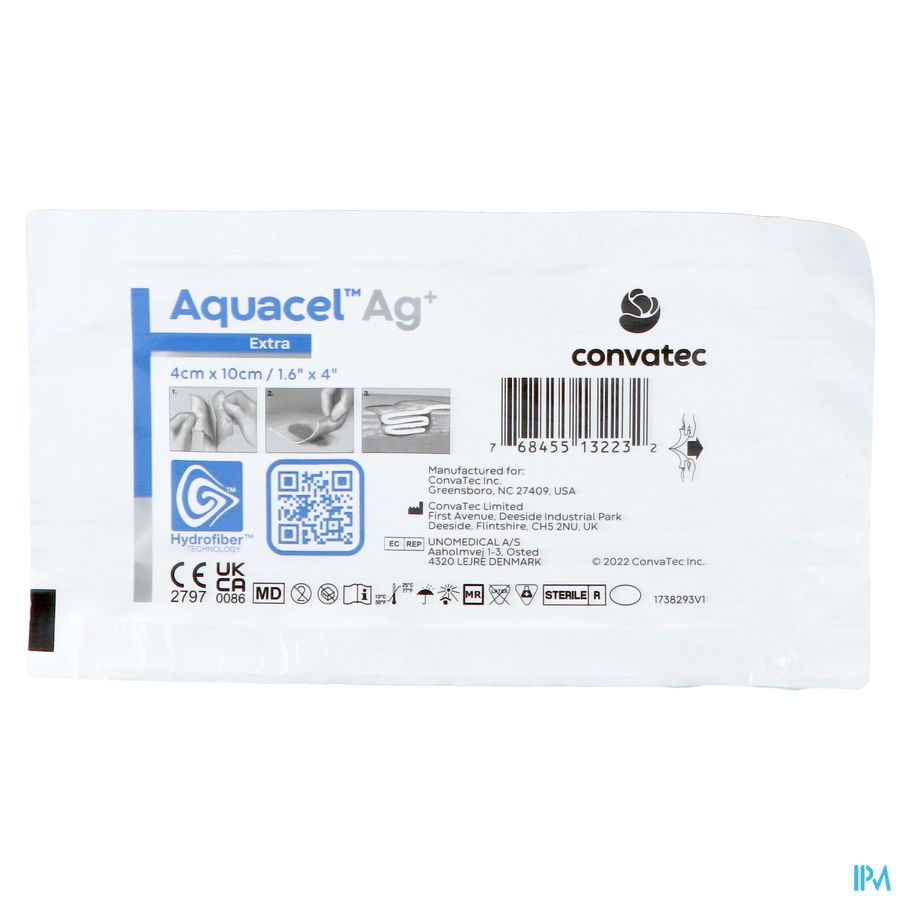 Aquacel Ag+ Extra 4 X 10cm 10 413581 4