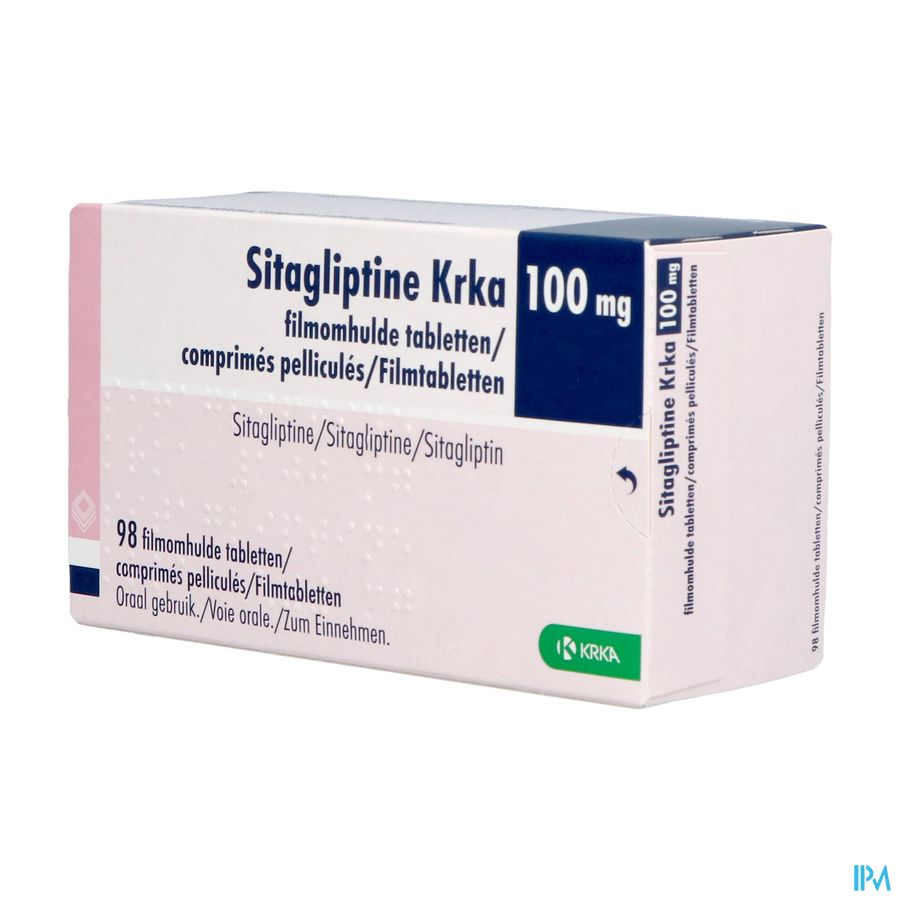 Sitagliptin Krka 100mg Comp Pell 98 Sitagliptin Krka 100mg Comp Pell 98