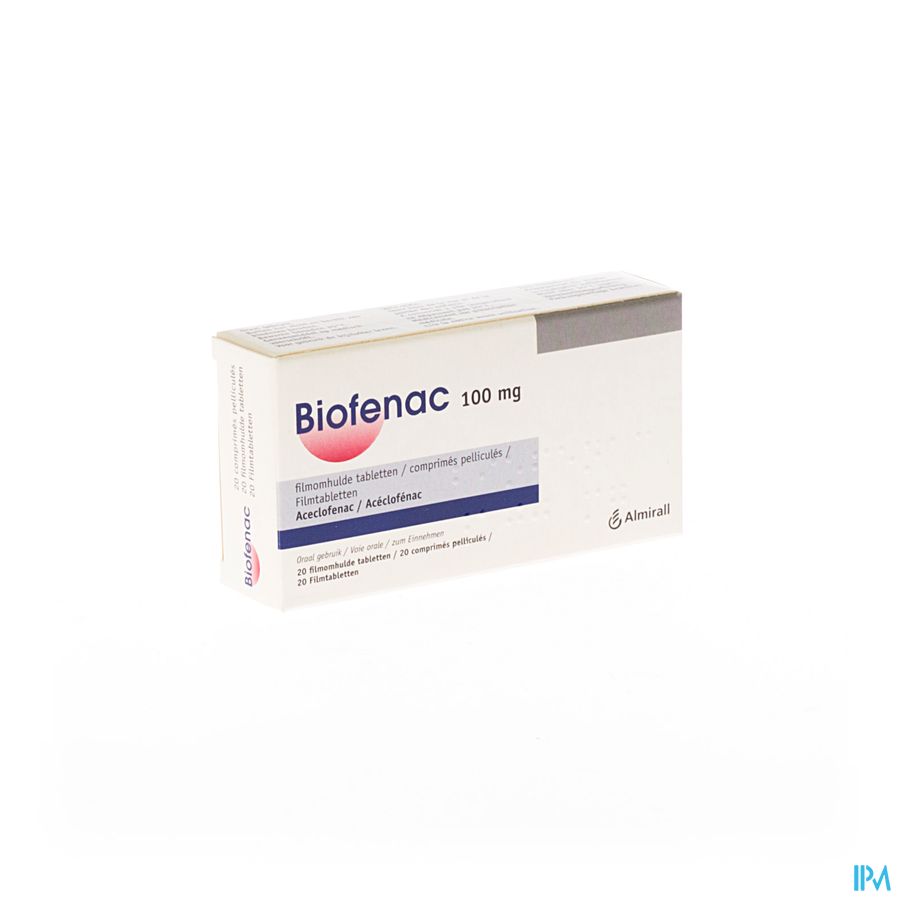 Biofenac Almiral Comp 20x100mg Biofenac Almiral Comp 20x100mg