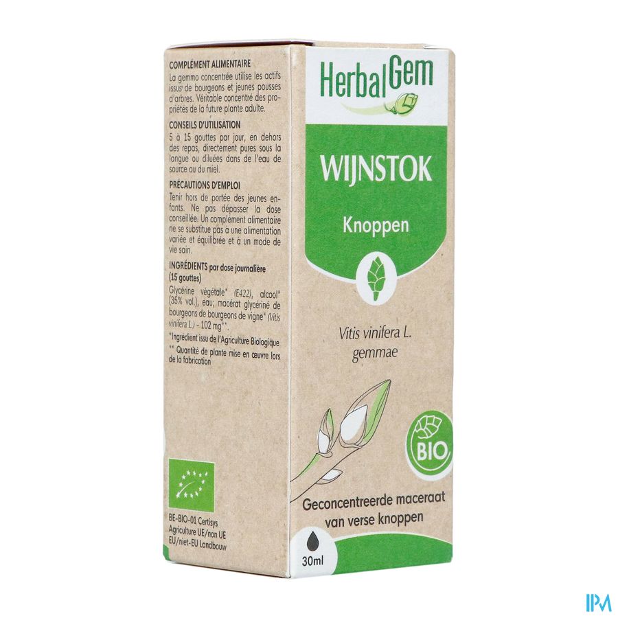 Herbalgem Wijnstok Maceraat Bio 30ml Herbalgem Wijnstok Maceraat Bio 30ml