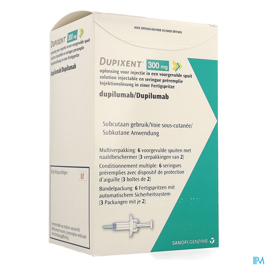 Dupixent 300mg Opl Inj Voorgev.spuit 2x3 150mg/ml