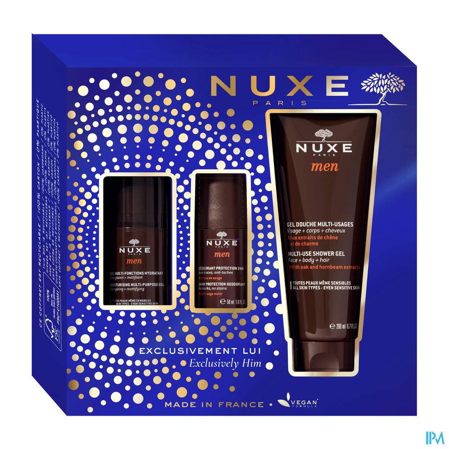 Nuxe Men Coffret Noel 3 Prod.