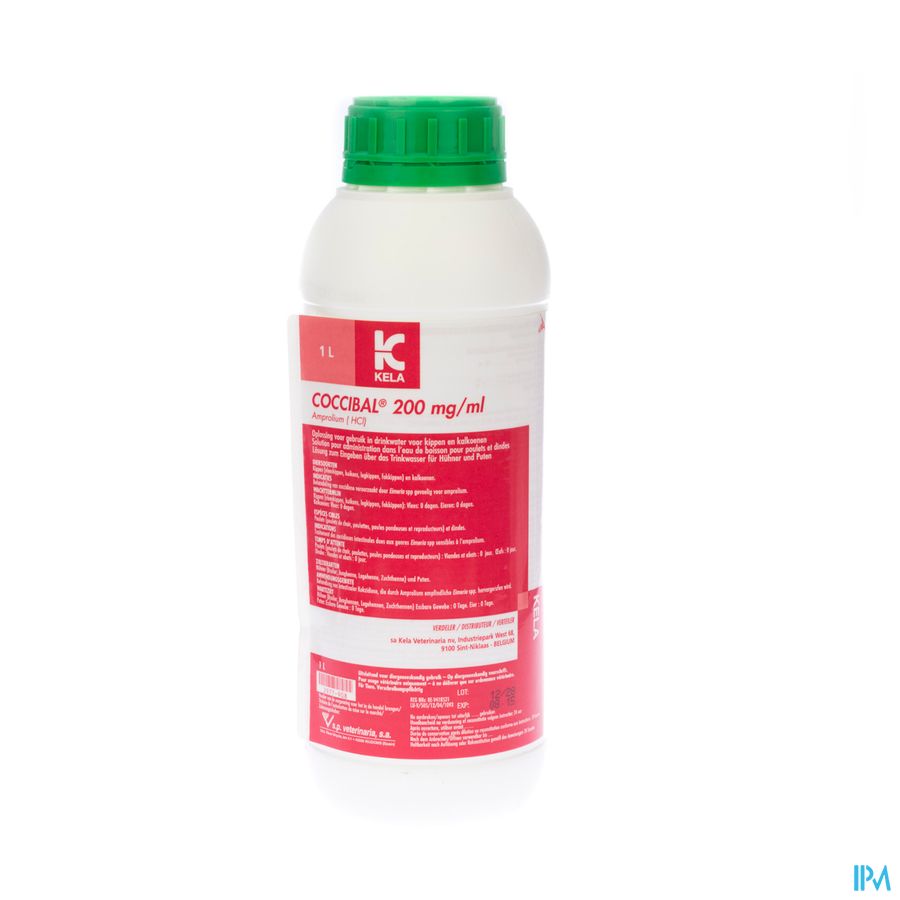 Coccibal 200mg/ml Sol Ora Kip Kalkoen 1l Coccibal 200mg/ml Sol Ora Kip Kalkoen 1l
