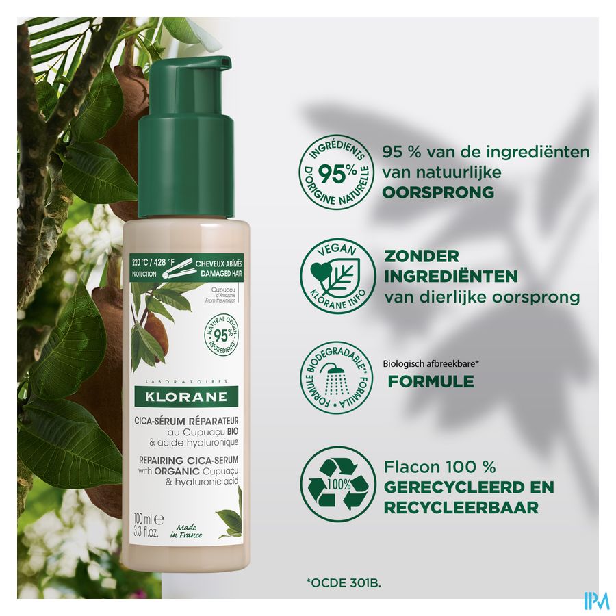 Klorane Capil. Cica Serum Herstel. Cupuacu 100ml 11