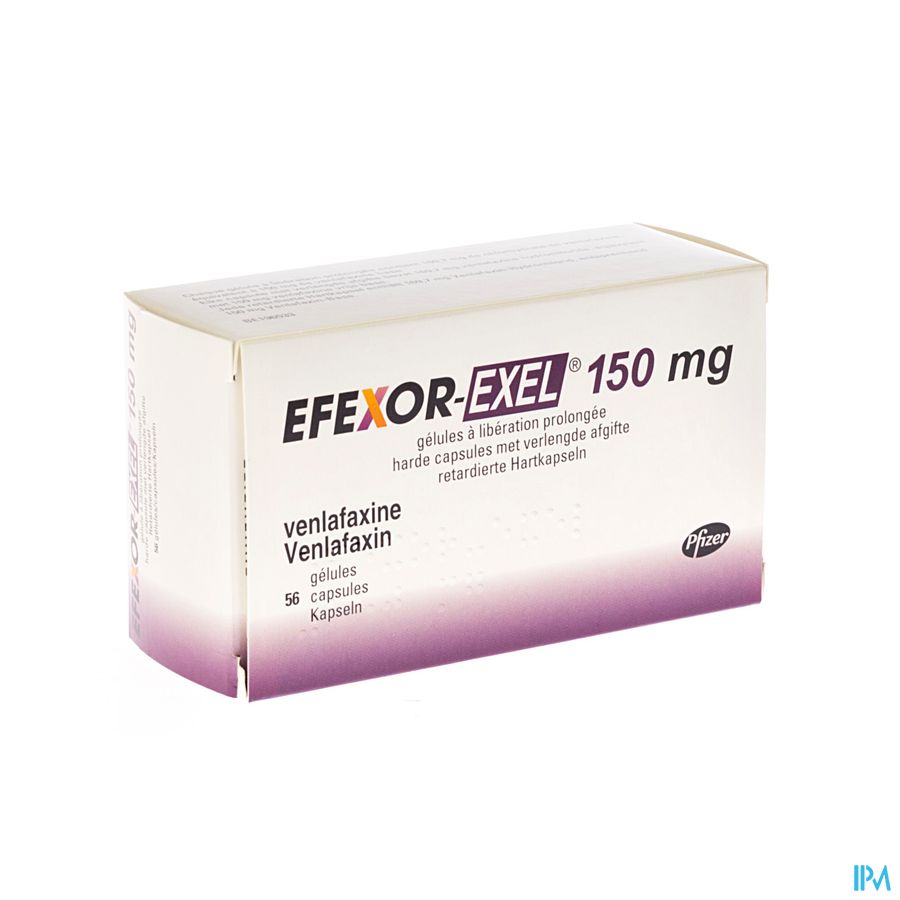Efexor Exel 150mg Caps Liberation Prolonge 56 Efexor Exel 150mg Caps Liberation Prolonge 56