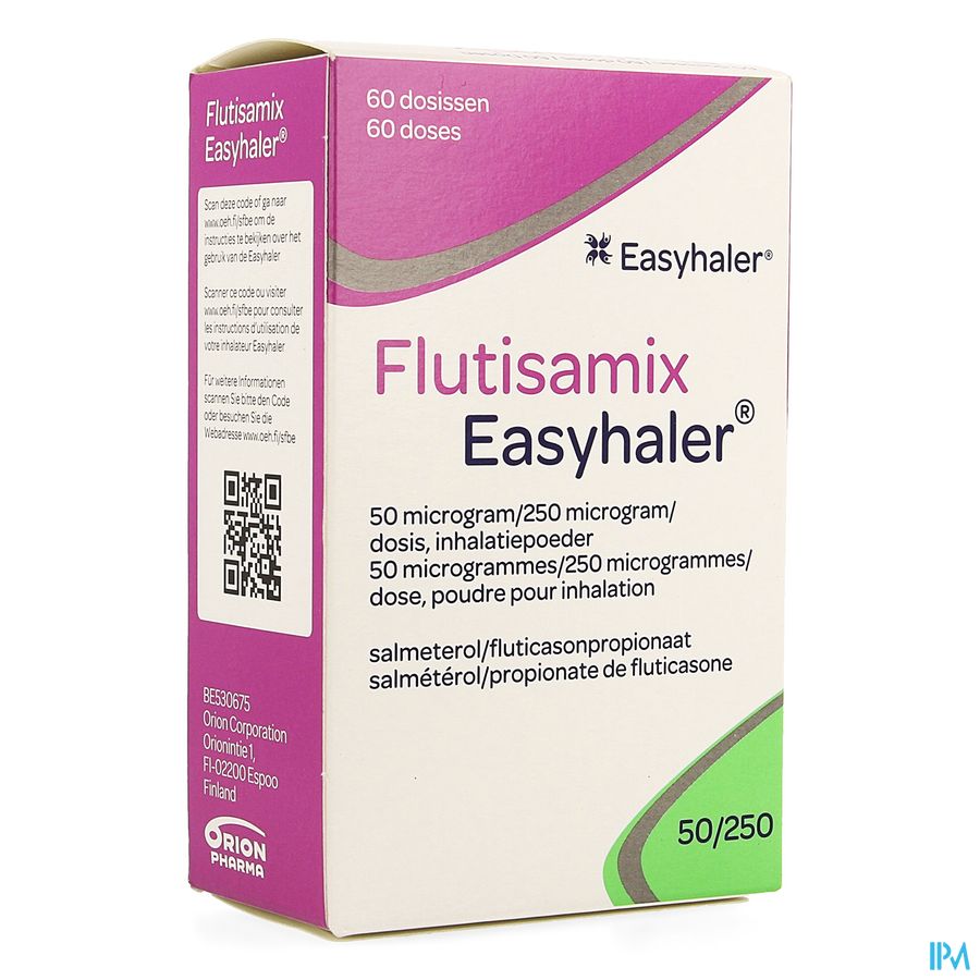 Flutisamix Easyhaler 50mcg/250mcg Dosis 1 X 60 Flutisamix Easyhaler 50mcg/250mcg Dosis 1 X 60