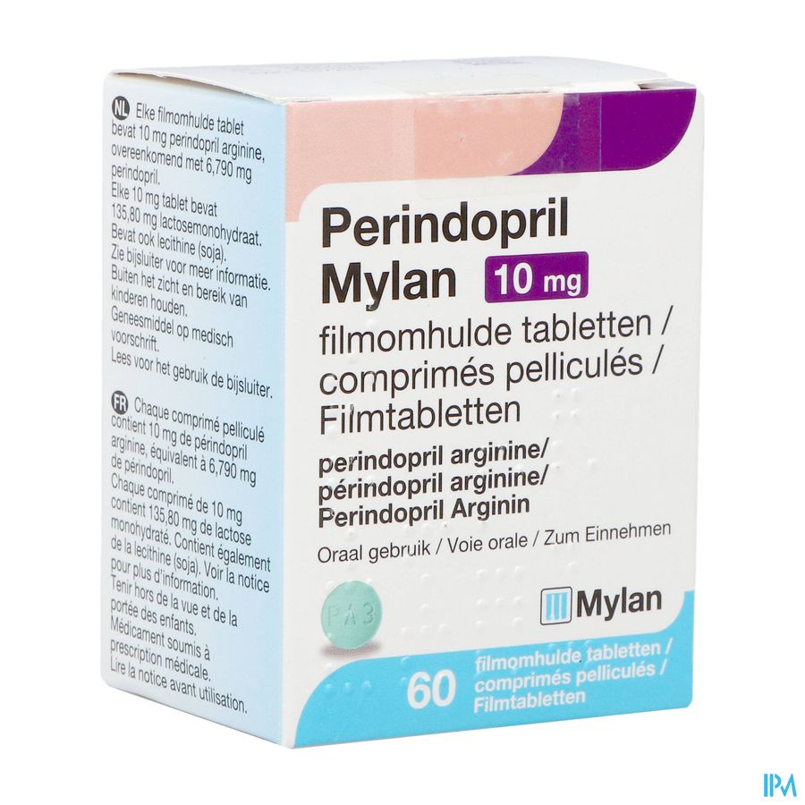 Perindopril Viatris 10mg Comp Pell 60 Perindopril Viatris 10mg Comp Pell 60