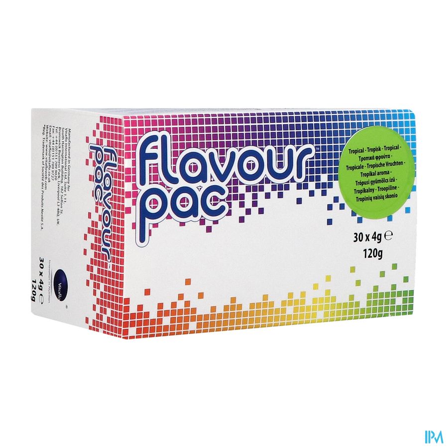 Flavour Pac Tropical Zakje 30x4g Flavour Pac Tropical Zakje 30x4g