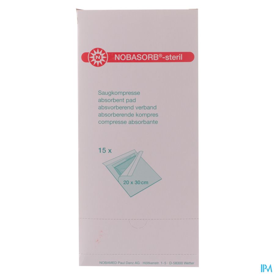 Noba Absorbent Pad Steriel 20cmx30cm 15 9350965 1