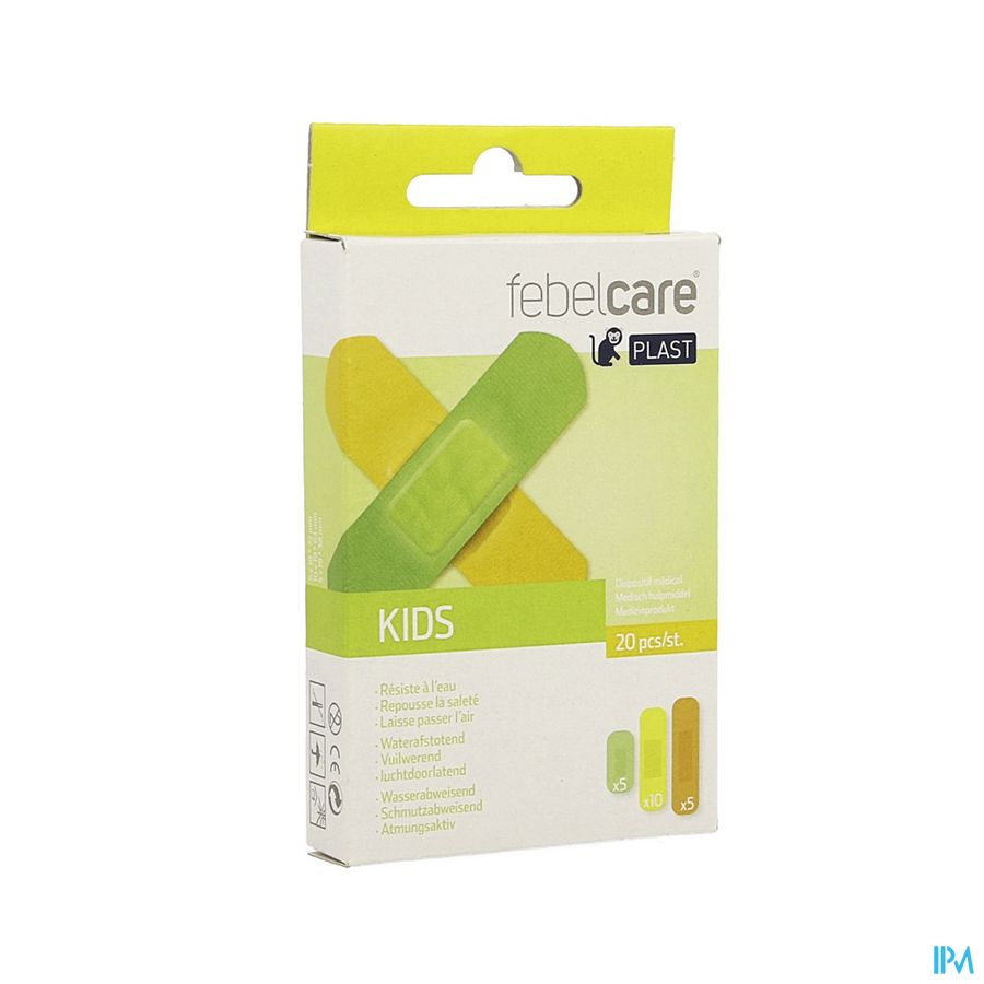 Febelcare Plast Kids Neon Mix 20 Febelcare Plast Kids Neon Mix 20