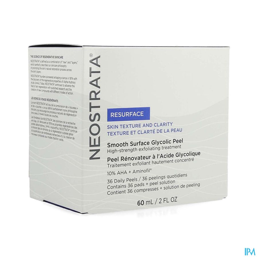 Neostrata Peel Renov.acid Glycoliq. Pads 36+ 60ml Neostrata Peel Renov.acid Glycoliq. Pads 36+ 60ml