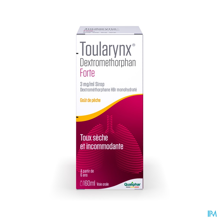 Toularynx Dextromethorphan Forte 3mg/ml Sir. 160ml