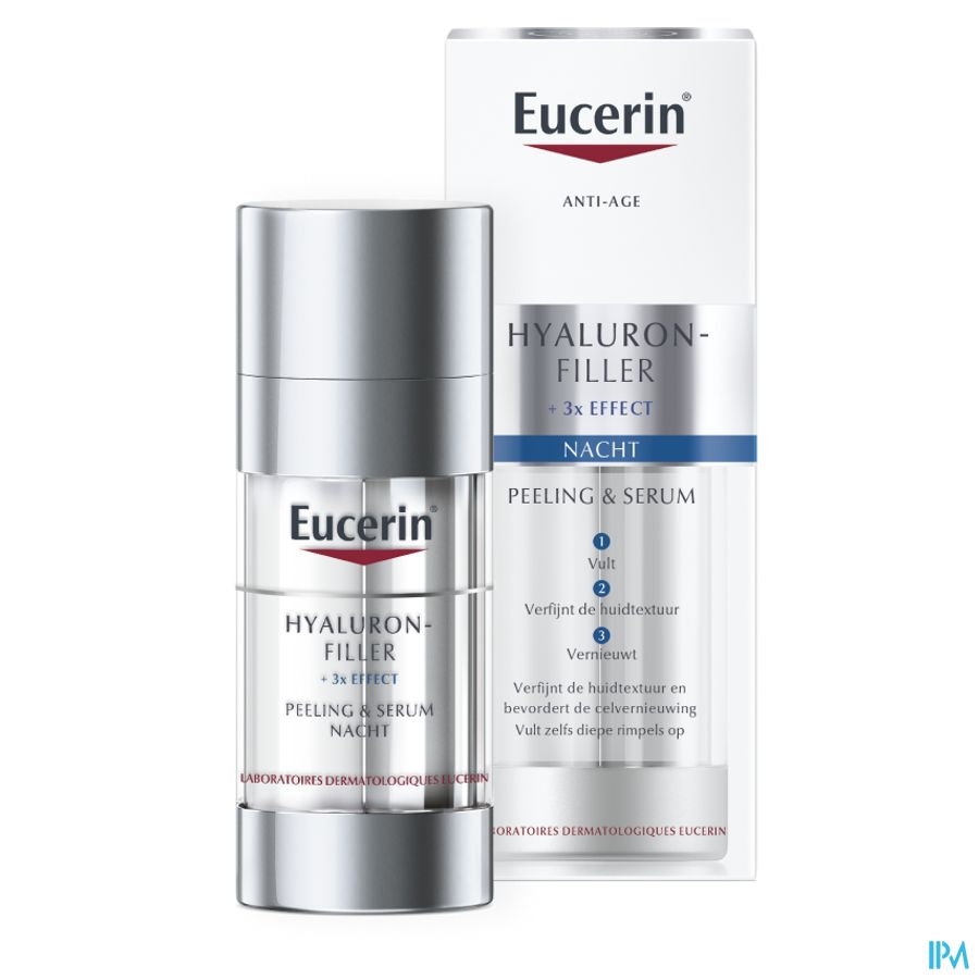 Eucerin Hyaluron-filler X3 Peeling&serum Nacht30ml