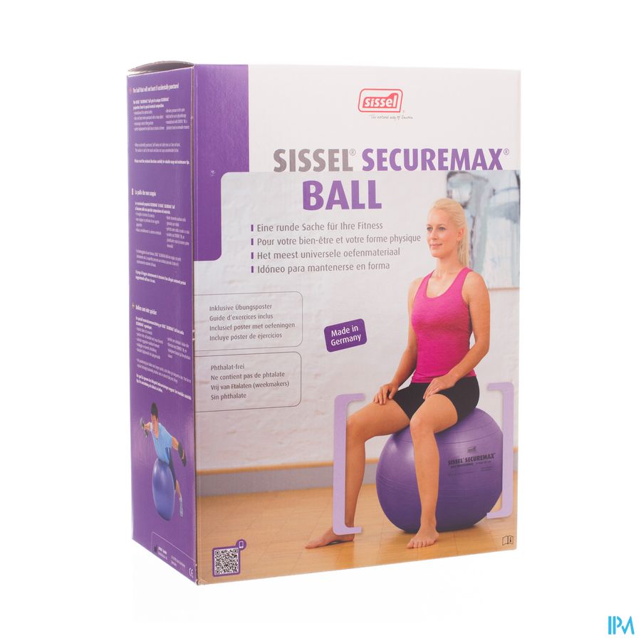 Sissel Ball Securemax Zitbal Diam.65cm Rood Sissel Ball Securemax Zitbal Diam.65cm Rood