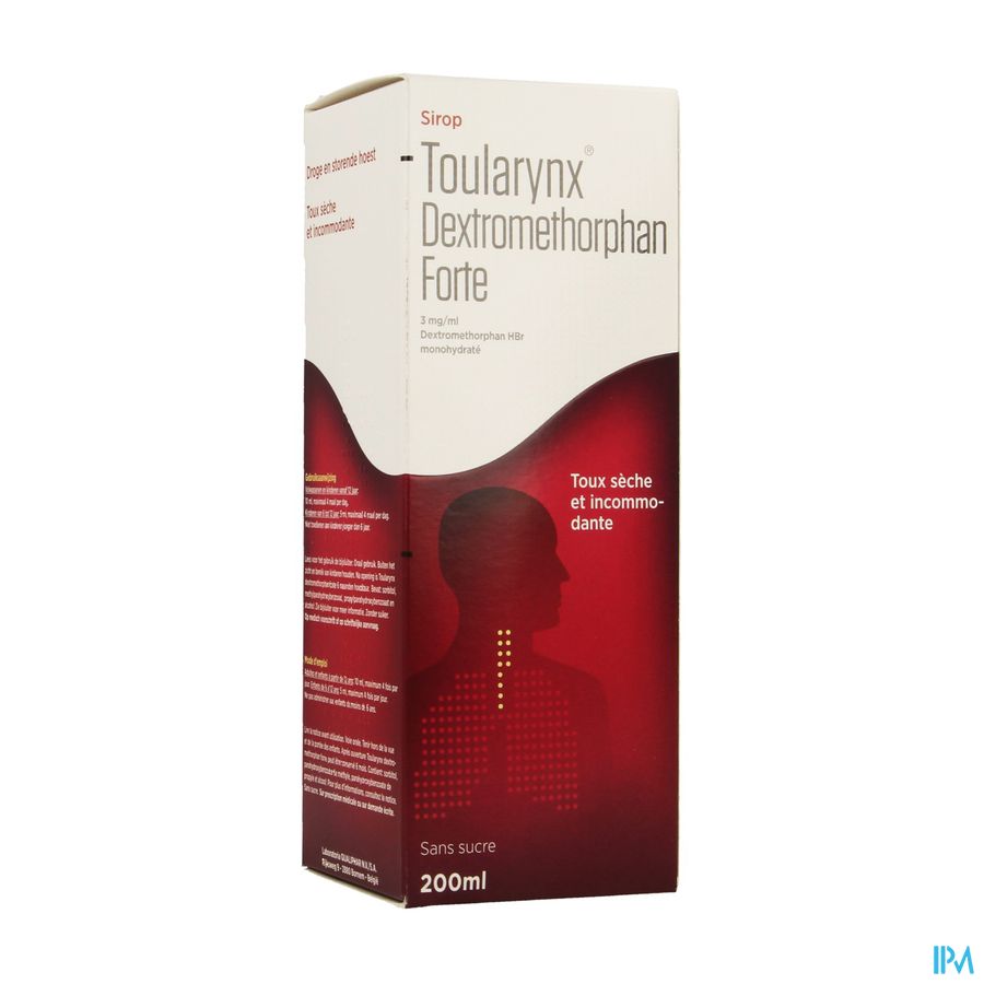 Toularynx Dextromethorphan Forte 3mg/ml Sir. 200ml Toularynx Dextromethorphan Forte 3mg/ml Sir. 200ml