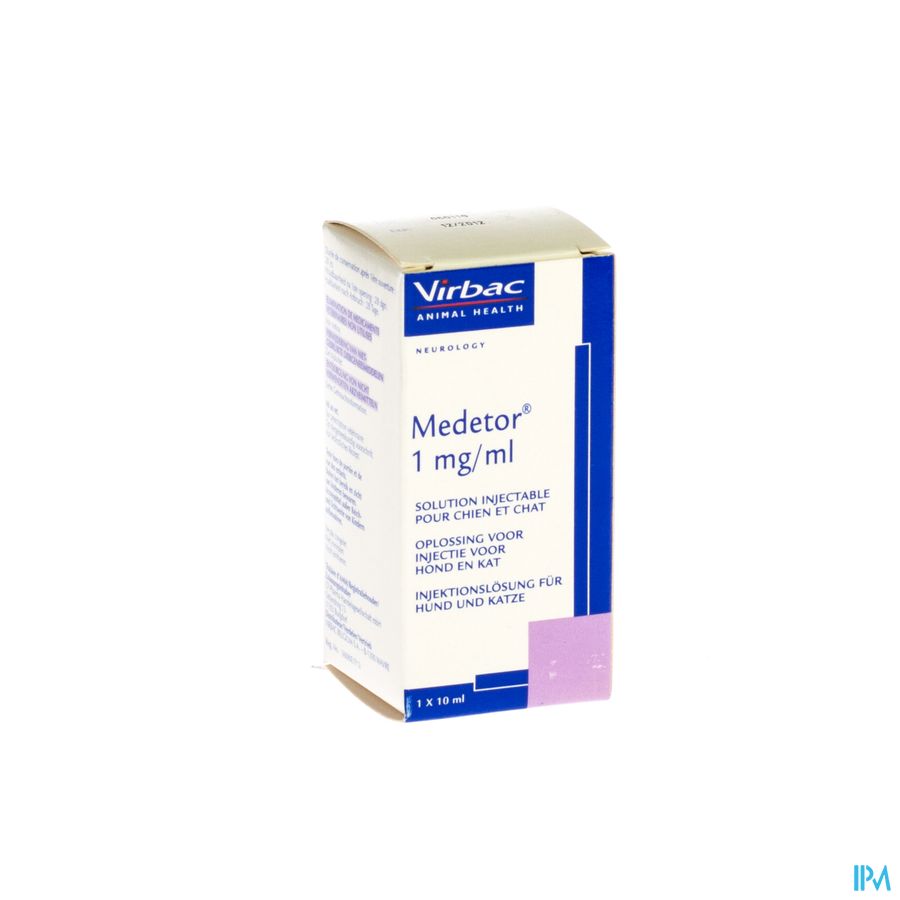 Medetor Inspuitbare Oplossing 10ml Medetor Inspuitbare Oplossing 10ml