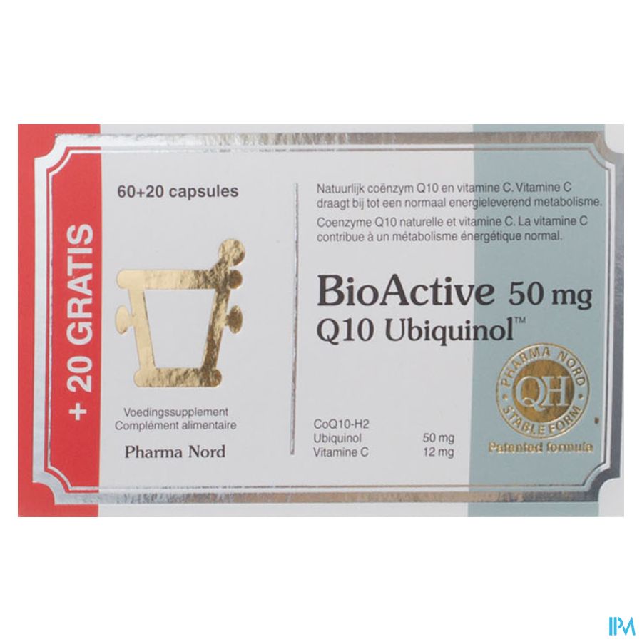 BioActive Q10 50mg 60+20 caps BioActive Q10 50mg 60+20 caps